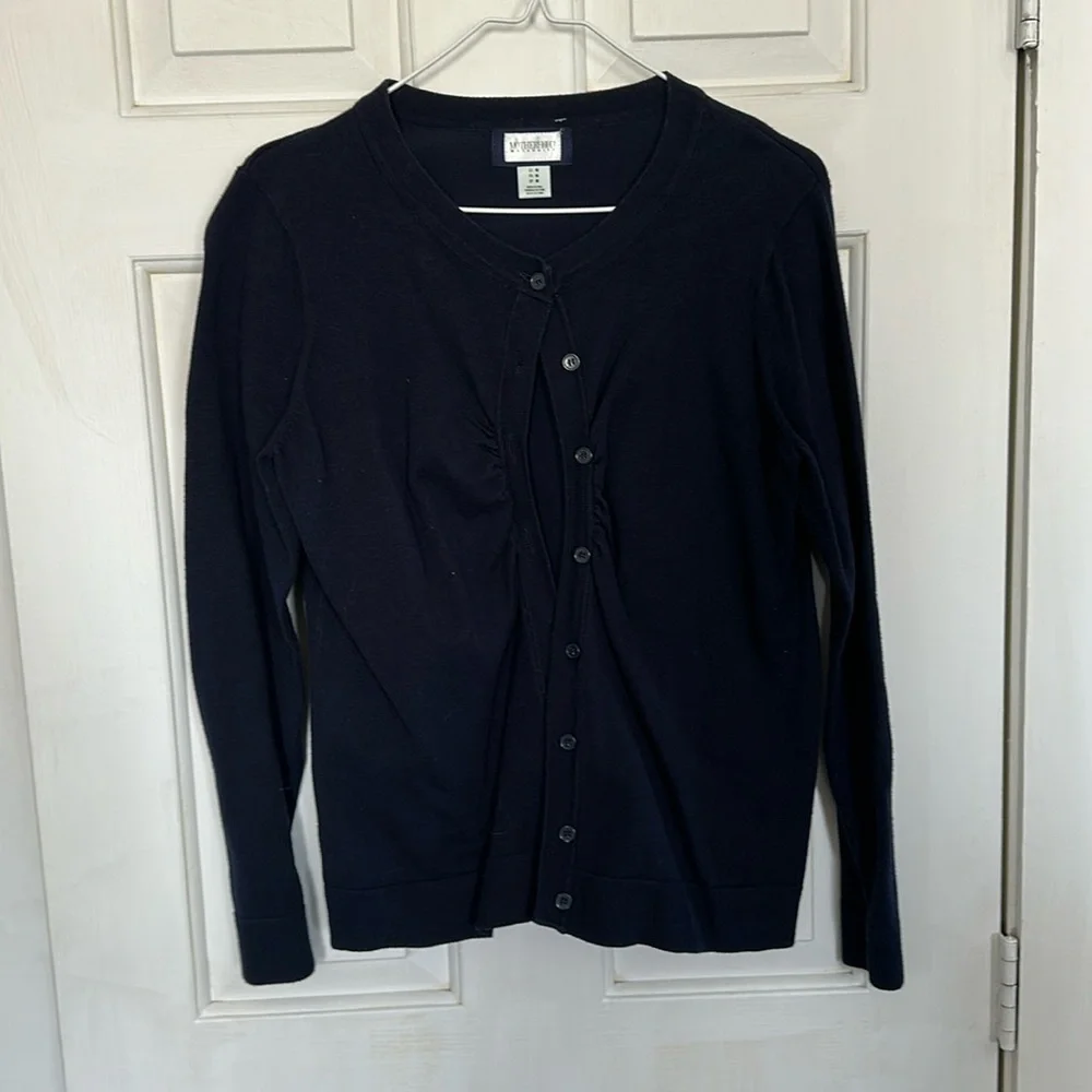 Motherhood Maternity Navy Cardigan size medium